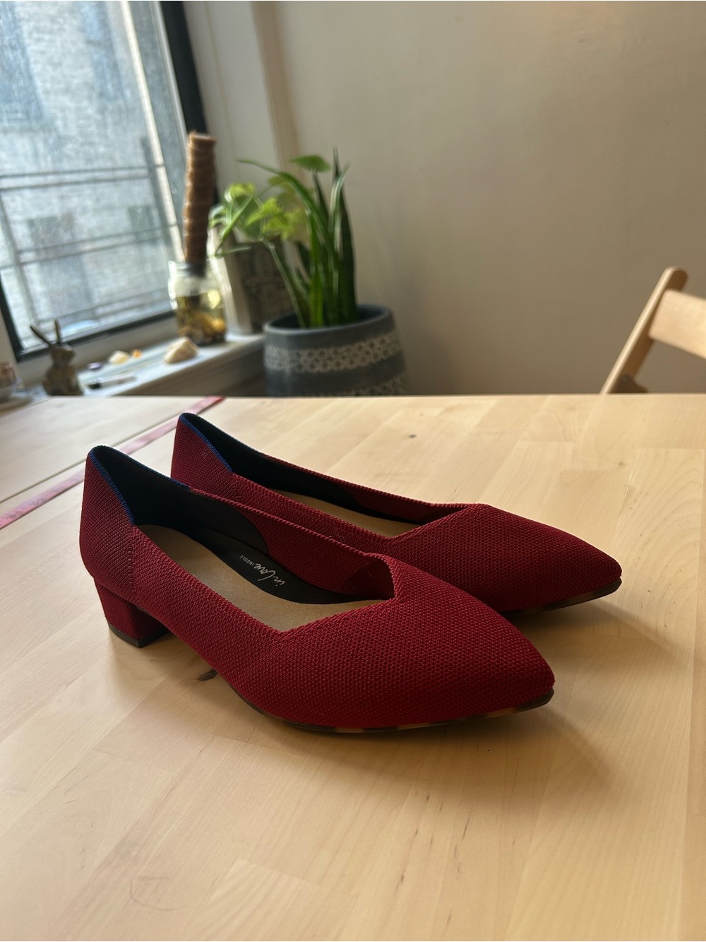 Rothy's Red Pointed Toe Flats - Picture 6 of 6